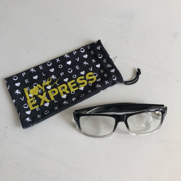 Express Accessories - Express Ombré Faux Reading Glasses
